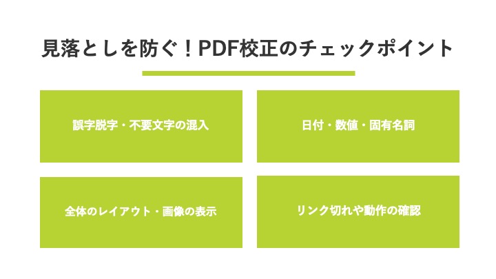 見落としを防ぐ！PDF校正のチェックポイント